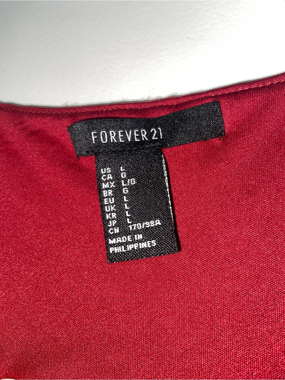 Forever 21 Burgundy Lace Mini Dress - Picture 2 of 11